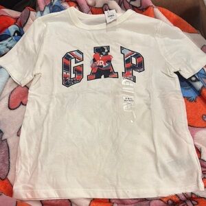 GAP Kids White Graphic T-Shirt